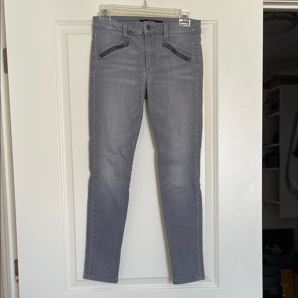 Joe’s Jeans Gray Women's Jeans with Zipper Accents